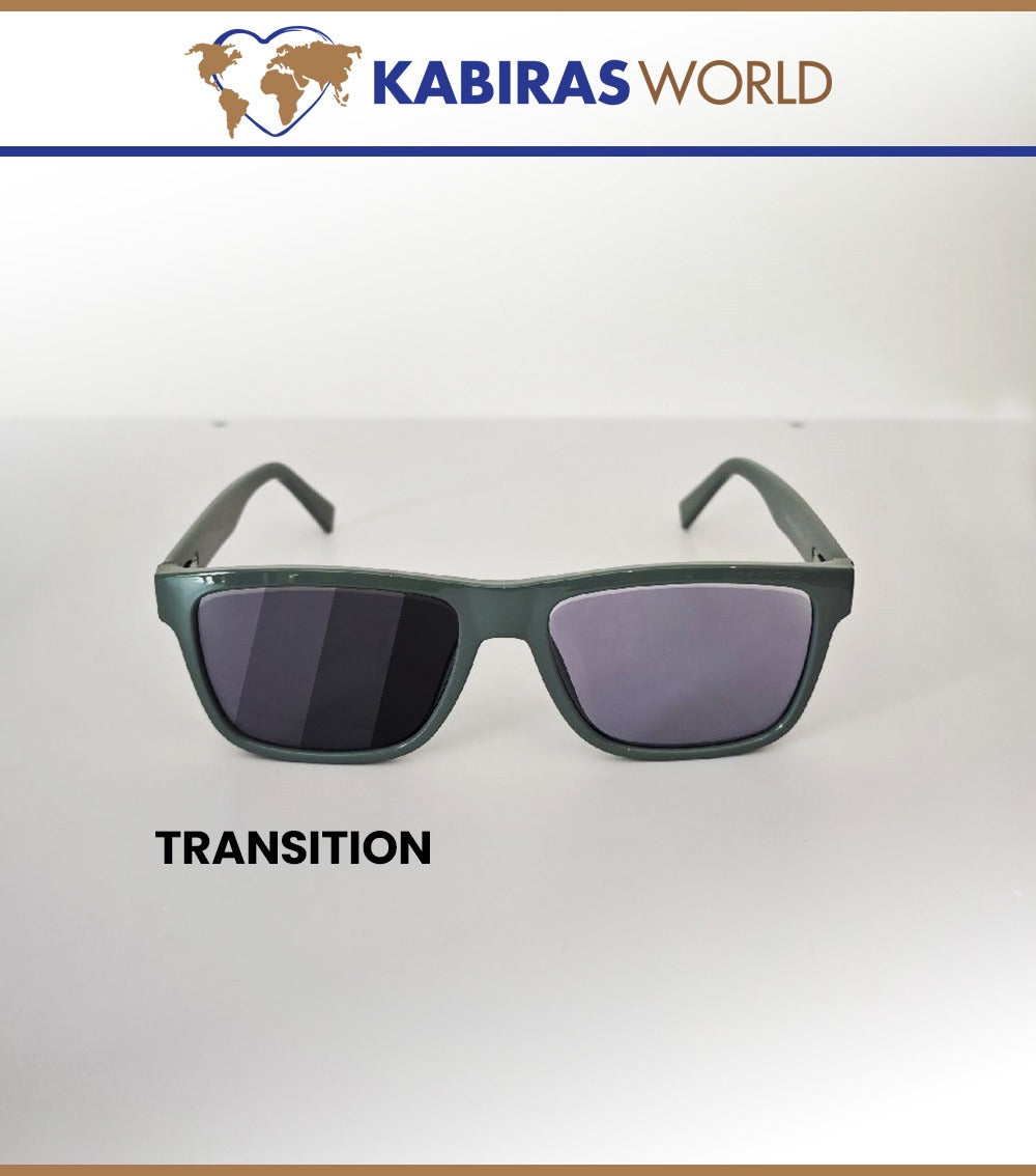 Sacreen and transition glasses